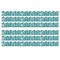 True to You Teal with Leaves Scalloped Bulletin Board Borders, 39 Feet Per Pack, 6 Packs